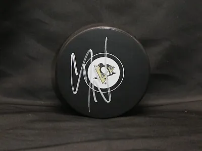 Casey DeSmith Hand Signed Pittsburgh Penguins Logo Puck NHL Autograph Hockey • $34.99