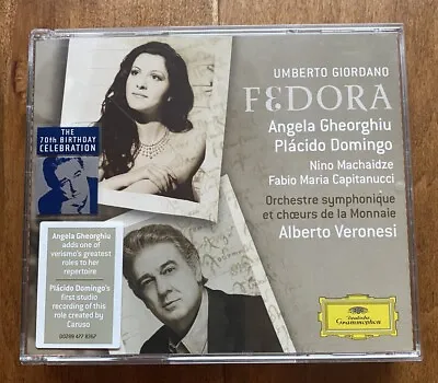 FEDORA - Umberto Giordano - Angela Gheorghiu - Placido Domingo - Veronesi DG 2cd • $14.95