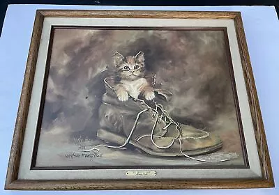 Marty Bell  Big Daddy's Shoe  Of Framed SIGNED 494/700 W/COA 17 X21  Sentimental • $420
