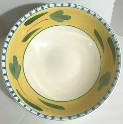 Maxam Mediterranean Serving Bowl Designed In Italy-Portugal New W/Tags Vintage • $38.25