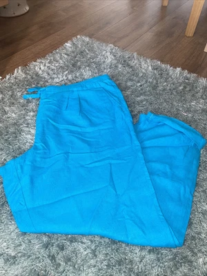 £5 • Buy M&S Peg Leg Linen Trousers 22