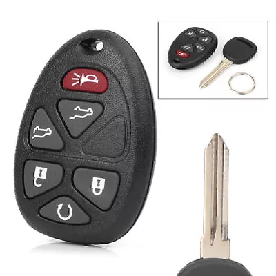 Keyless Entry Remote Key Fob For 6 Button Chevy OUC60270 OUC60221 Black  US • $15.07