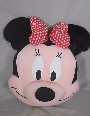 Disney Minnie Mouse Plush Pillow 19  X 18  • $9.95