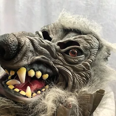 Spirit Gray Werewolf Wolf Mask With Hands And Axe Quick Halloween Costume Adult • $24.55