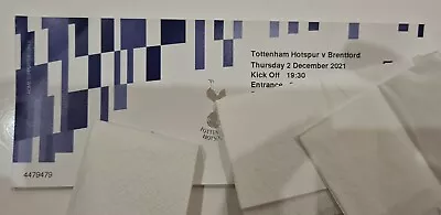 £25 • Buy RARE USED Ticket Stub - Tottenham Spurs Brentford 02/12/2021 Mint
