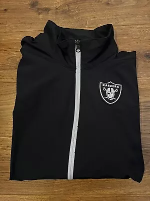 Nike On Field Las Vegas Raiders NFL Sideline Bomber Jacket - US Small UK Medium • £27.50