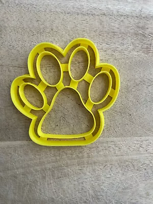 3D Dog Cat Paw Print Cookie Cutter Fondant Dough Icing Biscuit Clay Cake 8cm UK • £4.29