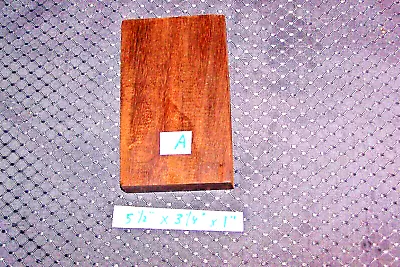 Curly Walnut Knife Scale 3/4  X 1  X 5  Exotic Wood Lumber #a On Sale Now • $14.50