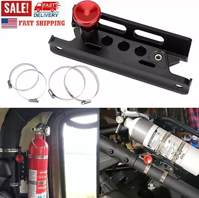 Vehicle Quick Release Roll Bar Fire Extinguisher Mount Holder For Jeep Wrangler • $19.99