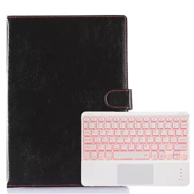 For Samsung Galaxy Tab A A8 A9+ S9 FE S8 S7 Backlit Touchpad Keyboard Mouse Case • $51.55