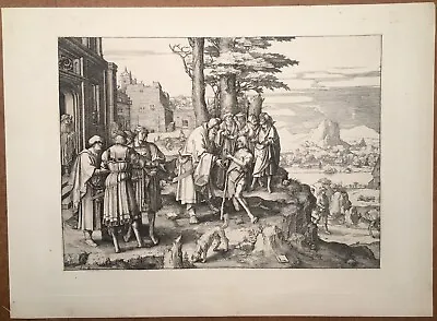 Lucas Van Leyden Return Of The Prodigal Son Reichsdruckerei Heliogravure • $55