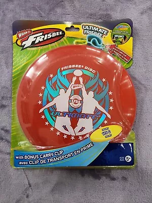 £19.37 • Buy Wham-O Ultimate Frisbee Sport Disc 175G With Carry Clip Red