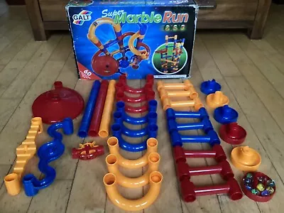 Galt Super Marble Run 60 Pieces Age 4+ BOXED And COMPLETE • £17