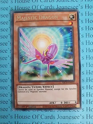 Majestic Dragon KICO-EN032 Rare Yu-Gi-Oh Card 1st Edition New • $1.74
