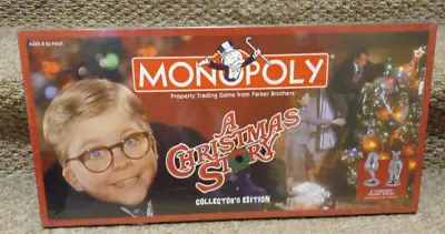 2007 MONOPOLY 'A Christmas Story' Collectors Ed W/ 6 Pewter Tokens NIB Sealed! • $71.50