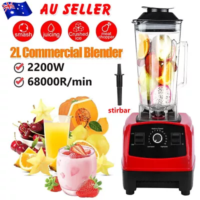 Smoothie Blender 2L Commercial Countertop Blenders Smoothies Shake Mixer Juicer • $49.85