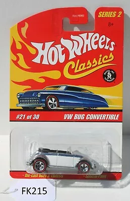 Hot Wheels Classics Series 2 VW Bug Convertible #21 Of 30 FNQHotwheels FK215 • $19.32