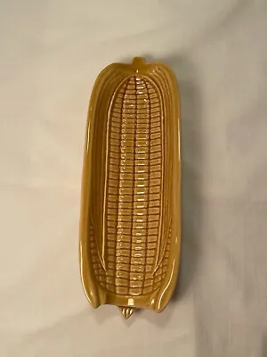 Bordallo Pinheiro Set Of 6  Majolica Mustard Corn On The CobSigned Portugal • $60