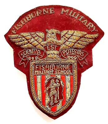 VINTAGE Fishburne Military School - Waynesboro Virginia - Drum Major Sash Badge • $30.94