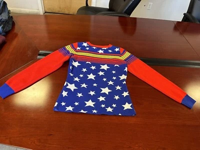 $9.99 • Buy DC Comics Wonder Woman Super Hero By Fun.com Ugly Christmas Sweater Small