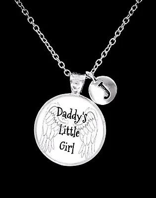 Daddy's Little Girl Necklace Initial Daughter Mother's Day Gift • $19.99