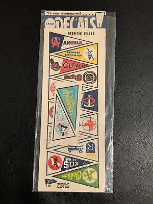 Vintage 1970’s MLB American League Sports Series Mini Pennant Stickers #133 • $34.99