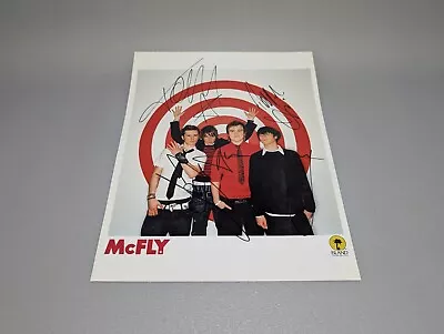 McFly Vintage Y2K 2000s Signed Band Photo Island Records Promo Retro Cool Rare • £64.99