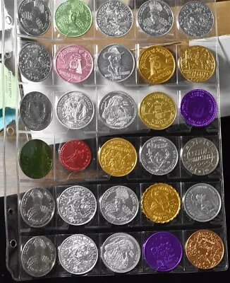 Mardi-Gras Aluminum Doubloons - 30 Coin Lot • $9.99