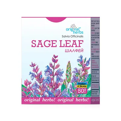 Sage Leaf Herbal Tea Original Herbs 50 G • £4.57