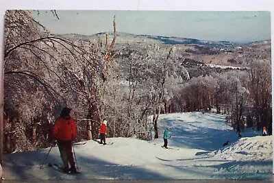 Vermont VT Wilmington Mount Snow Canyon Run Skiing Postcard Old Vintage Card PC • $0.50