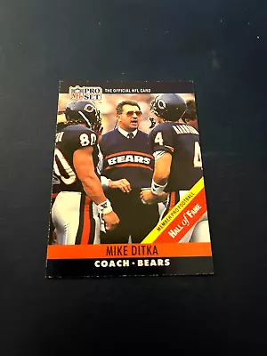 1990 Pro Set Football Mike Ditka #59 HOF Set Break NM • $1.69