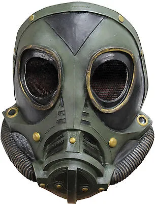 WW2 US Army M3A1 Gas Mask Latex Rubber Soldier TV Film Fancy Dress Maske NEW • £24.99