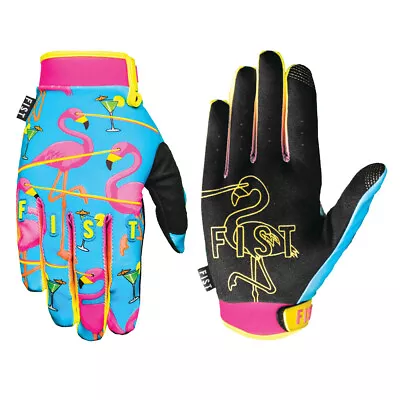 FIST Handwear Lasered Flamingo Blue MX Off Road Gloves Youth Sizes XS - LG • $19.99