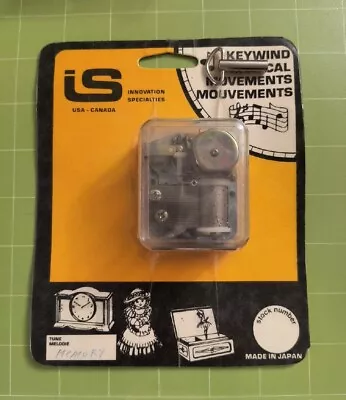 Vintage Music Box Movement Japan  Memory  Keywind New Music Player • $19.99