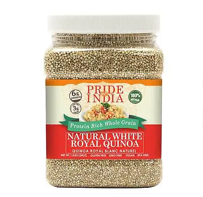 £16.97 • Buy White Royal Quinoa - Protein Rich Whole Grain Jar