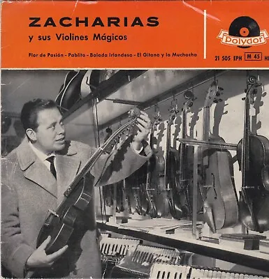 £9.99 • Buy Helmut Zacharias Y Sus Violines Magicos Scarce Polydor Spain 21505 EPH Rare 1959
