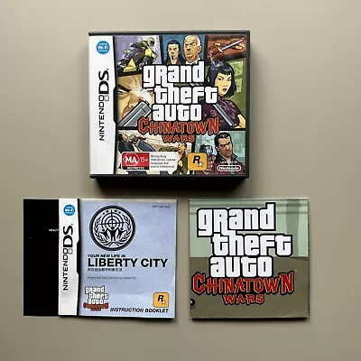 Grand Theft Auto GTA Chinatown Wars - Nintendo DS + Poster & Map • $68.50