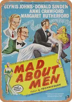 Metal Sign - Mad About Men (1954) - Vintage Look • £24.57