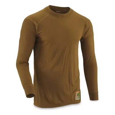 US Military Flame Resistant FROG Silkweight Thermal LS Undershirt XL Coyote New! • $11.99