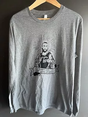 Manu Ginobili San Antonio Spurs Graphic Shirt Adult XL Iron On Logo SANTO MANU • $33.58