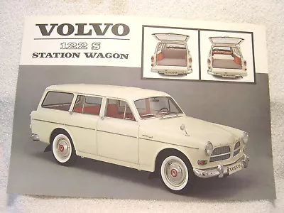 Volvo 122 S  Station Wagon 1962 Dealer Sales Brochure   Rk 834.11.62.100000 • $14.99