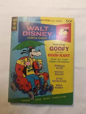 Walt Disney Comics Digest #43  Goofy And His Goof Kart EUC  • $4.93