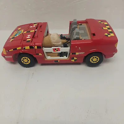 Vintage TYCO Crash Test Dummies Red Crash Car 1991 Incomplete • $32