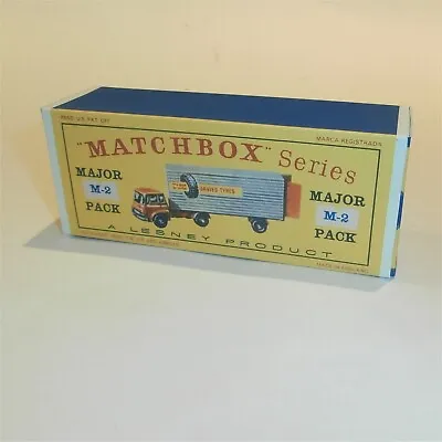 Matchbox Major Pack 2 B Bedford Tractor Davies Tyres D Style Repro Box • $10.99