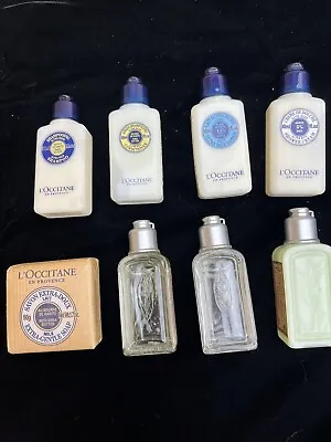 L'Occitane Lot 8 Travel Size Shampoo Conditioner Shower Oil Lotion Soap Milk • $13.99