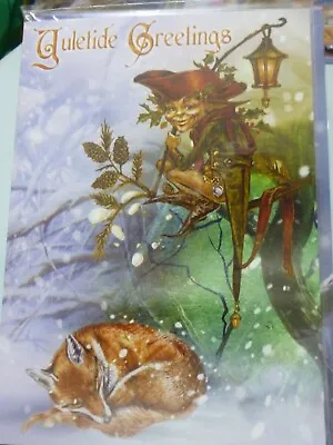 BRIAR The Holly Jack Pagan Yule Christmas Greetings Card BY20 • £2.99