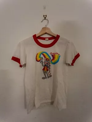 CHUCK E CHEESE PIZZA TIME RINGER TEE Vintage Style T-shirt 80s Logo MEDIUM (M) • $75