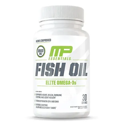 MusclePharm Omega 3 Fish Oil Elite Omega 3 Supplement 60 Softgels-30 Servings • $19.99
