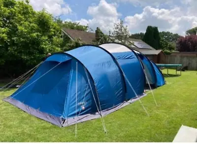 Vango Vista 800DLX Tent 8 Berth Family Group Camping Holiday Loads Of Space • £175