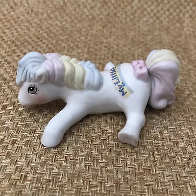 Vintage Hasbro My Little Pony First Born Baby Starbow 1985 Porcelain Figurine • £28.94